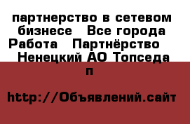 партнерство в сетевом бизнесе - Все города Работа » Партнёрство   . Ненецкий АО,Топседа п.